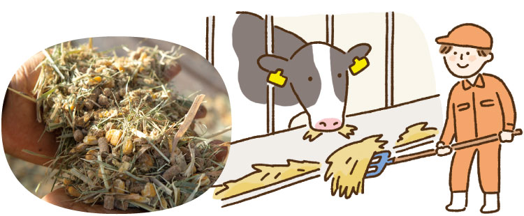 牛の飼料の中身までわかります