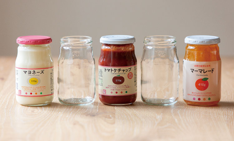 くり返し使えて環境負荷を減らせる「リユースびん」