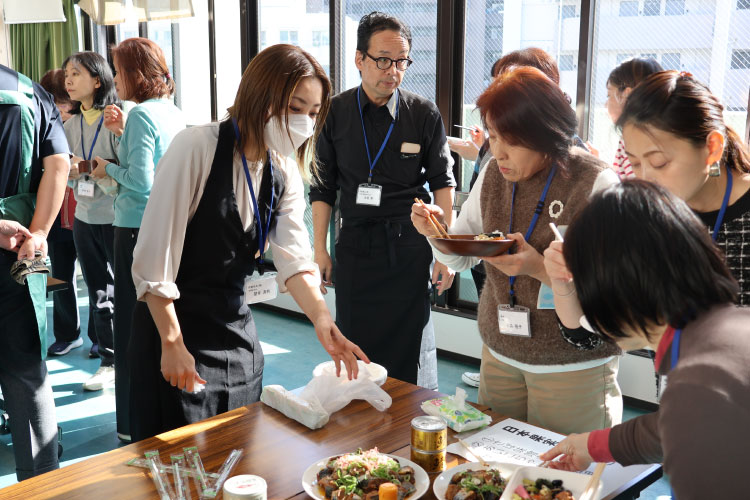水産全体交流会の様子
