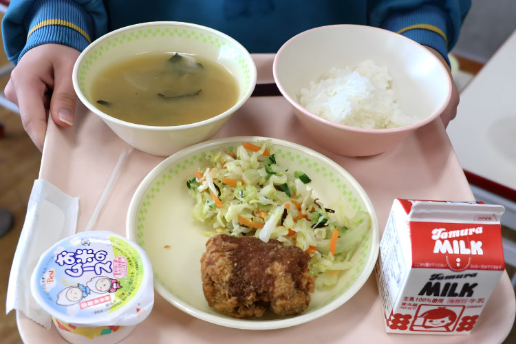 食育プロジェクト「学校給食ゆざごっつぉの日学習会」