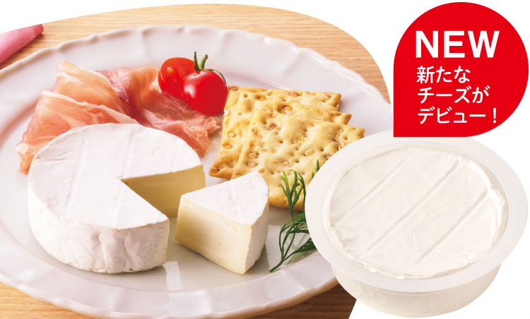 新生酪農の生乳でつくった カマンベールチーズ