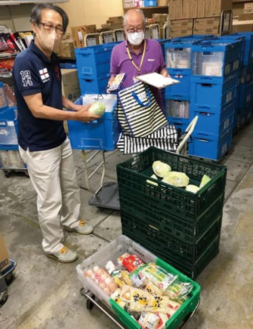 フードバンク「おふくわけ」で届けられた消費材