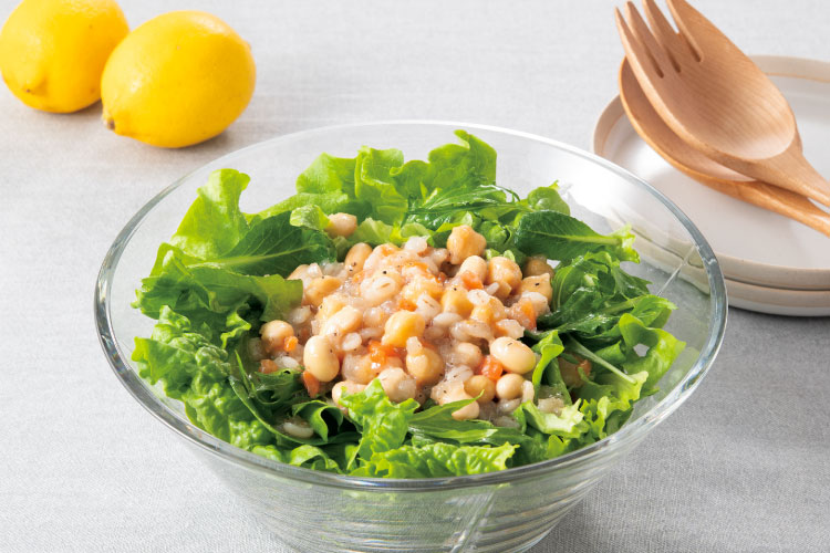 野菜をたべよう!5種具材のサラダのベース(レモン)