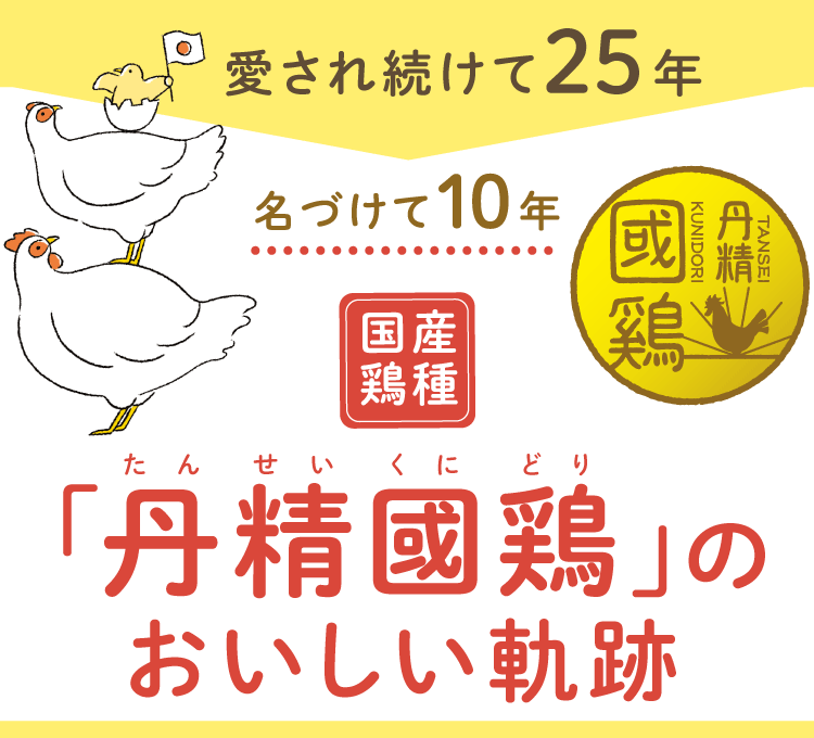 愛され続けて25年 名づけて10年 国産鶏種「丹精國鶏(たんせいくにどり)」のおいしい軌跡