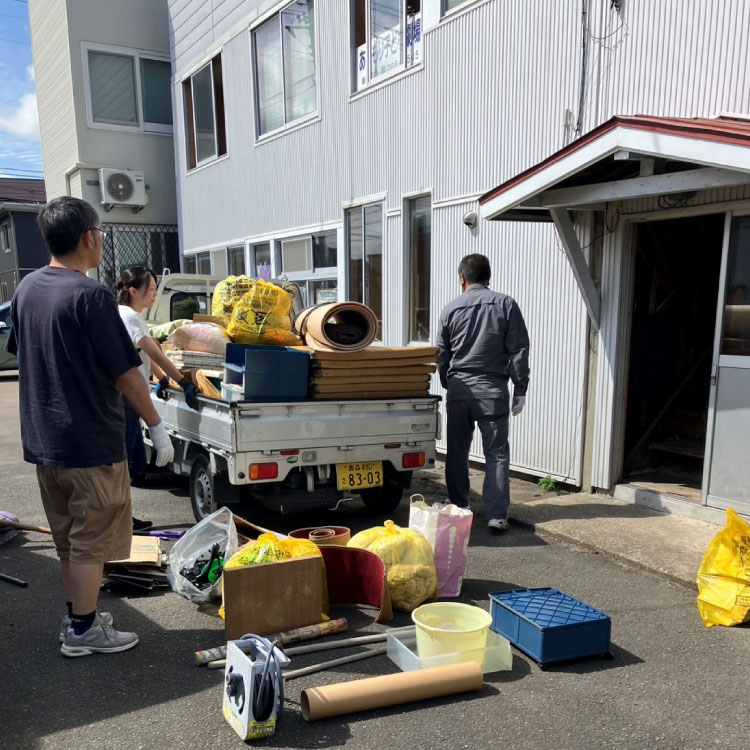 不良品の片づけ